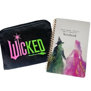 Wicked Themed Notebook and Pouch Set